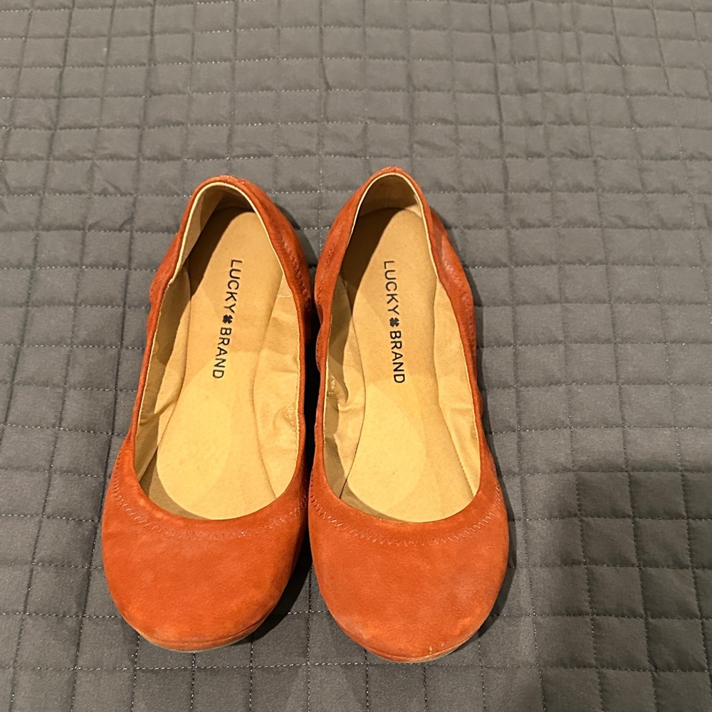 Lucky Brand Terracotta Ballet Flats